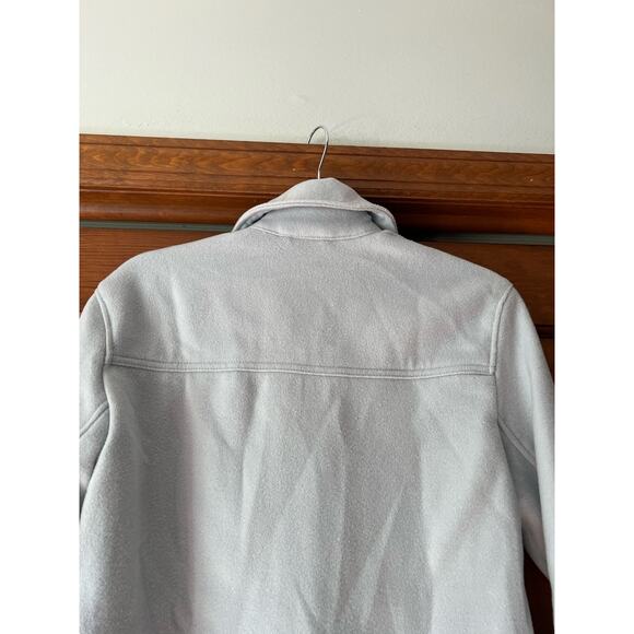 Abercrombie & Fitch Women's Button Up Shirt Jacket Shacket Light Blue Size XS - Picture 6 of 10